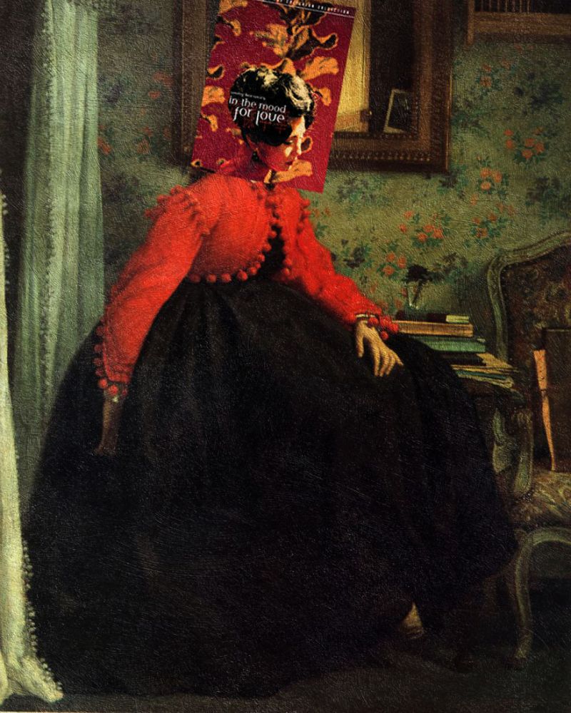“In the Mood for Love” Wong Kar-Wai ve“Portrait of Mlle. L.L. (Young Lady in a Red Jacket)” James Tissot